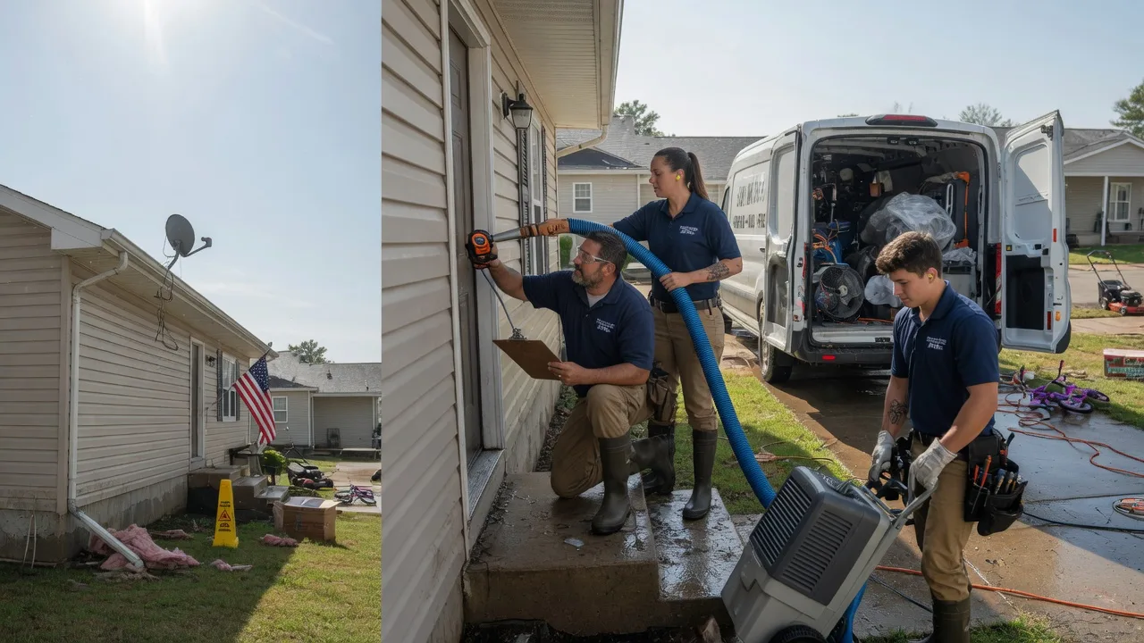 Ceiling Water Damage Restoration in New Weston, OH near me